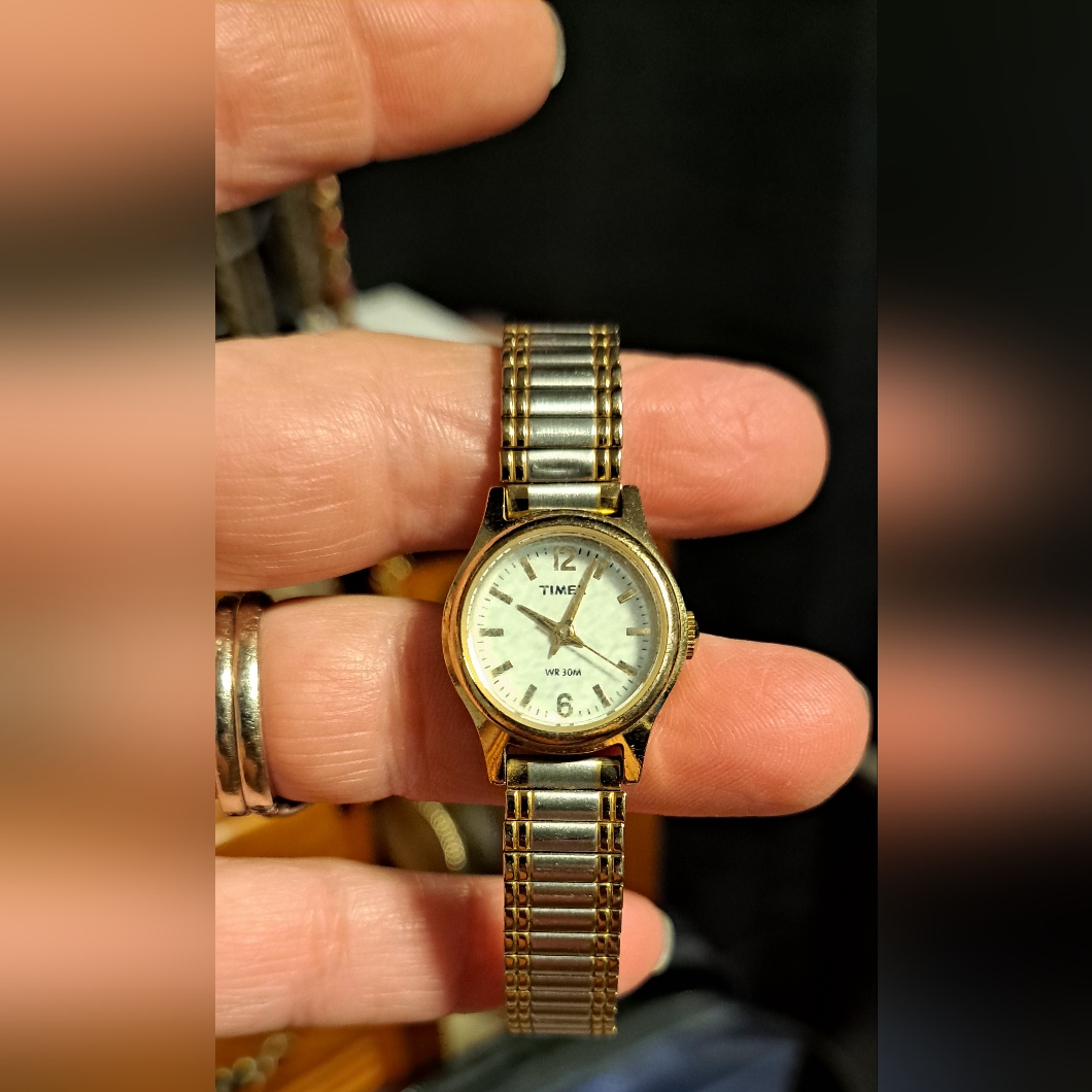 Timex Gold And Silver Watch